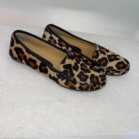 Vaneli Albion Shoes Womens Size 8.5 Narrow Slip On Animal Print Calf Hair NWOB - Picture 9 of 11